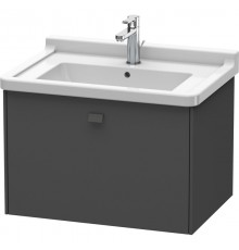 Тумба графит матовый 67 см Duravit Brioso BR404104949