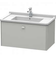 Тумба бетонно-серый матовый 82 см Duravit Brioso BR404200707