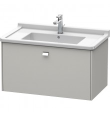 Тумба бетонно-серый матовый 82 см Duravit Brioso BR404201007