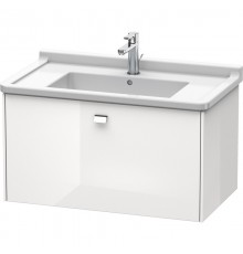 Тумба белый глянец 82 см Duravit Brioso BR404201022