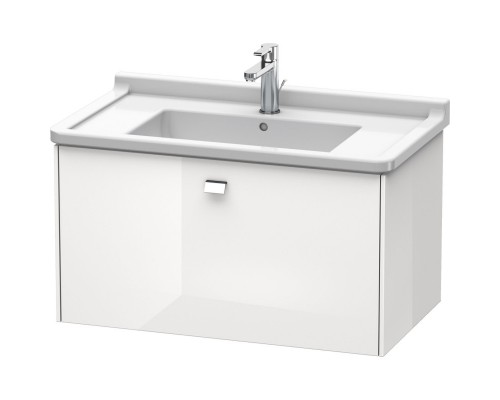 Тумба белый глянец 82 см Duravit Brioso BR404201022