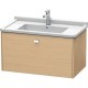 Тумба дуб 82 см Duravit Brioso BR404201030