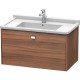 Тумба орех 82 см Duravit Brioso BR404201079