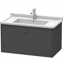 Тумба графит матовый 82 см Duravit Brioso BR404204949