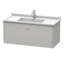 Тумба бетонно-серый матовый 102 см Duravit Brioso BR404300707