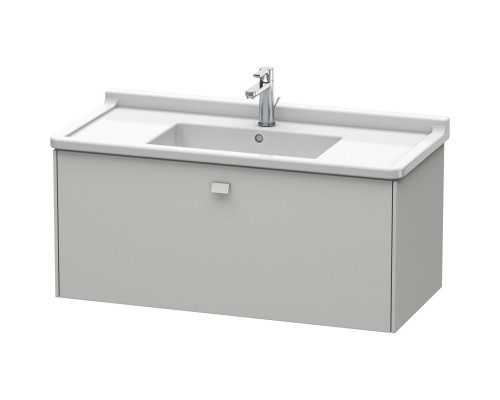 Тумба бетонно-серый матовый 102 см Duravit Brioso BR404300707