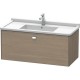 Тумба серый дуб 102 см Duravit Brioso BR404301035