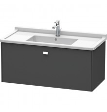 Тумба графит матовый 102 см Duravit Brioso BR404301049