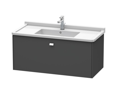 Тумба графит матовый 102 см Duravit Brioso BR404301049