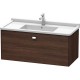 Тумба каштан 102 см Duravit Brioso BR404301053