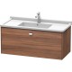 Тумба орех 102 см Duravit Brioso BR404301079