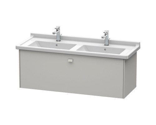 Тумба бетонно-серый матовый 122 см Duravit Brioso BR404400707