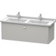 Тумба бетонно-серый матовый 122 см Duravit Brioso BR404401007