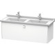 Тумба белый матовый 122 см Duravit Brioso BR404401018