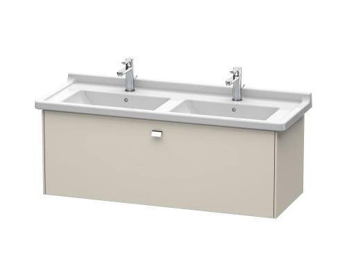 Тумба тауп матовый 122 см Duravit Brioso BR404401091