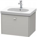 Тумба бетонно-серый матовый 67 см Duravit Brioso BR404500707 Тумба бетонно-серый матовый 67 см Duravit Brioso BR404500707