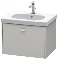 Тумба бетонно-серый матовый 67 см Duravit Brioso BR404500707