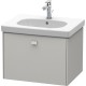 Тумба бетонно-серый матовый 67 см Duravit Brioso BR404500707