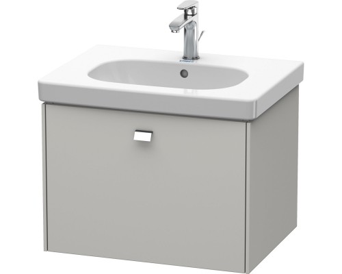 Тумба бетонно-серый матовый 67 см Duravit Brioso BR404501007