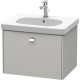 Тумба бетонно-серый матовый 67 см Duravit Brioso BR404501007