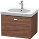 Тумба темный орех 67 см Duravit Brioso BR404501021