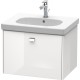 Тумба белый глянец 67 см Duravit Brioso BR404501022