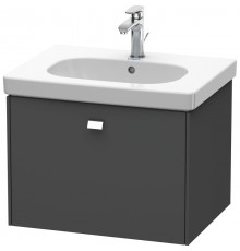 Тумба графит матовый 67 см Duravit Brioso BR404501049