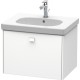 Тумба белый матовый 67 см Duravit Brioso BR404501818