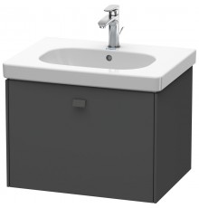 Тумба графит матовый 67 см Duravit Brioso BR404504949