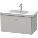 Тумба бетонно-серый матовый 82 см Duravit Brioso BR404600707