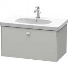 Тумба бетонно-серый матовый 82 см Duravit Brioso BR404600707