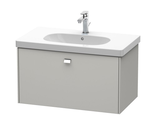 Тумба бетонно-серый матовый 82 см Duravit Brioso BR404601007