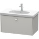 Тумба бетонно-серый матовый 82 см Duravit Brioso BR404601007