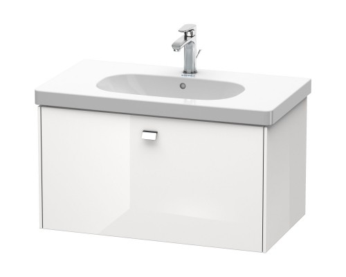 Тумба белый глянец 82 см Duravit Brioso BR404601022