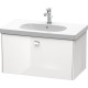 Тумба белый глянец 82 см Duravit Brioso BR404601022