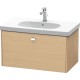 Тумба дуб 82 см Duravit Brioso BR404601030