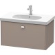 Тумба базальт матовый 82 см Duravit Brioso BR404601043