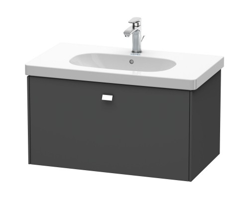 Тумба графит матовый 82 см Duravit Brioso BR404601049