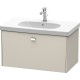 Тумба тауп матовый 82 см Duravit Brioso BR404601091