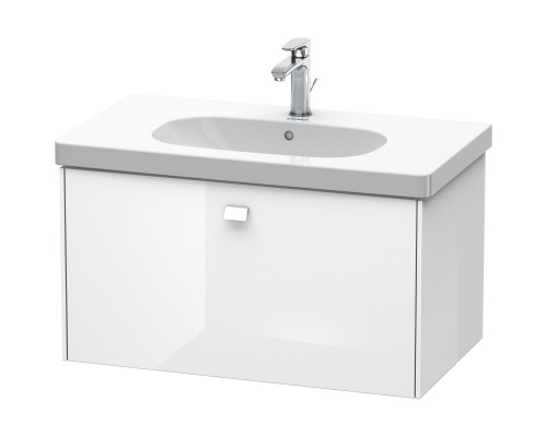 Тумба белый глянец 82 см Duravit Brioso BR404602222