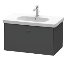 Тумба графит матовый 82 см Duravit Brioso BR404604949