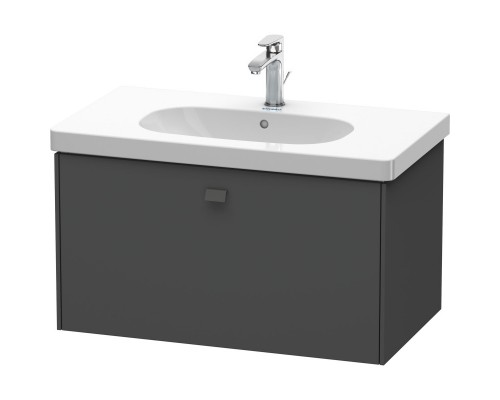 Тумба графит матовый 82 см Duravit Brioso BR404604949