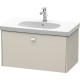 Тумба тауп матовый 82 см Duravit Brioso  BR404609191