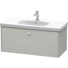 Тумба бетонно-серый матовый 102 см Duravit Brioso BR404700707