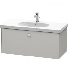 Тумба бетонно-серый матовый 102 см Duravit Brioso BR404700707