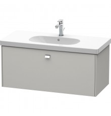 Тумба бетонно-серый матовый 102 см Duravit Brioso BR404701007