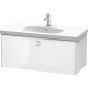 Тумба белый глянец 102 см Duravit Brioso BR404701022