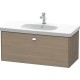 Тумба серый дуб 102 см Duravit Brioso BR404701035