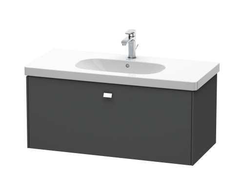 Тумба графит матовый 102 см Duravit Brioso BR404701049