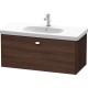 Тумба каштан 102 см Duravit Brioso BR404701053